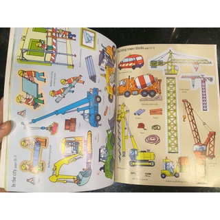 [Big Sale!] Dính dán - Usborne sticker book - Building Sites