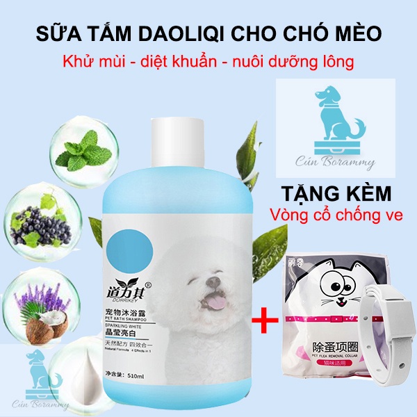 Sữa tắm cho chó - sữa tắm cho mèo cao cấp thương hiệu DAOLIQI