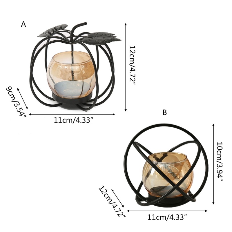 Giá Đỡ Nến Hình Bí Ngô Phong Cách Cổ Điển Độc Đáo Trang Trí Nhà Cửa / Quán Bar / Nhà Hàng