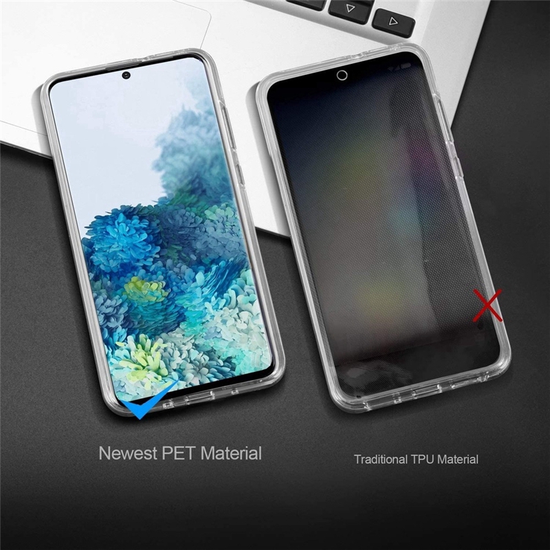 Ốp điện thoại dẻo bảo vệ 2 mặt cho Samsung Galaxy S20 Ultra A51 A71 S10e Note 10 Lite S10 Plus S10 Lite 2020