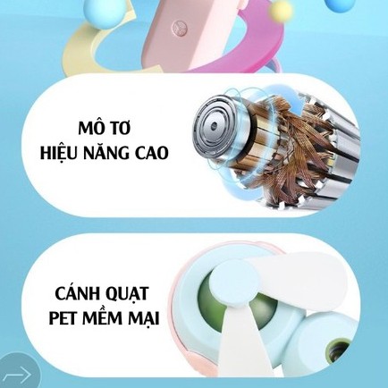 Máy Quạt Phun Sương Mini Nano Tạo Độ Ẩm Kiêm Máy Quạt Mini Mạnh Mẽ Độc Đáo Thế Hệ Mới SunQueen