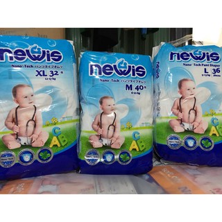 bỉm quần newis M40/L36/XL32/XXL28