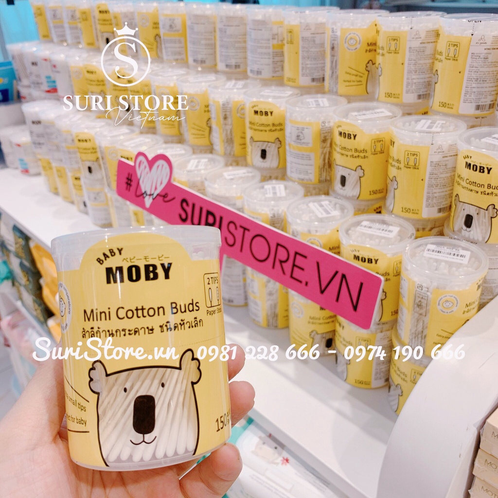 Bông tăm Moby nhỏ (hộp)