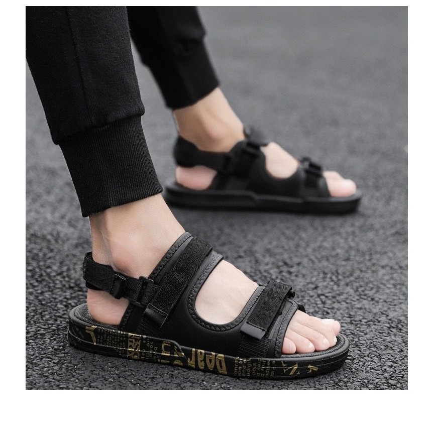 Sandal nam 2 quai đế chữ Dear giá rẻ bền đẹp