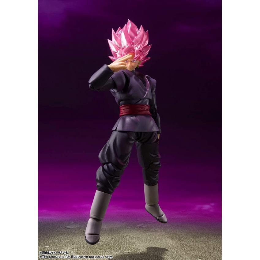 Mô Hình Nhân Vật S.H. Figuarts Dragon Ball Super Goku Black - Super Saiyan Rose Chính Hãng Mới 100%