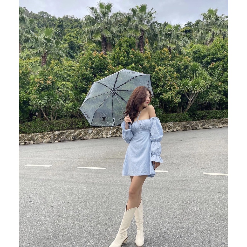 ĐẦM TRỄ VAI XÒE THẮT NƠ NGỰC NHIỀU KIỂU - OLIVIA DRESS | BigBuy360 - bigbuy360.vn