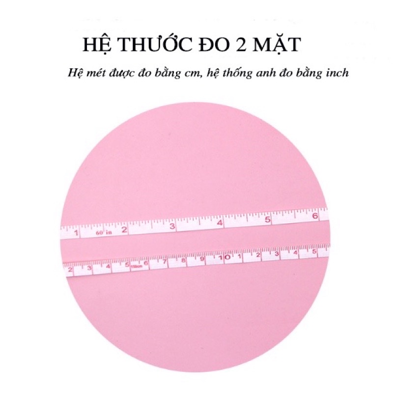 1 cái thước cuộn Hoechstmass xuất xứ Đức có móc khoá, có nút bấm thu dây dài 150cm 60in (Sp y hình)