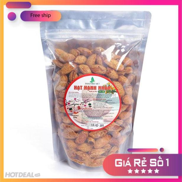 Hạnh nhân rang bơ Mỹ hạnh nhân to thơm bơ, ngon, giòn - Dược Liêu Quý