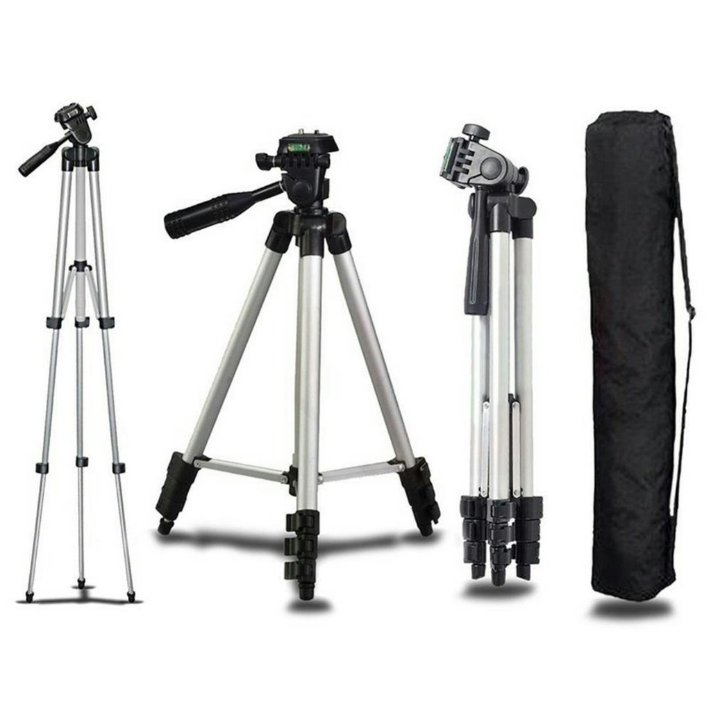 Giá đỡ 3 chân, máy chụp ảnh Tripod TF-3110 + Miếng kẹp điện thoại