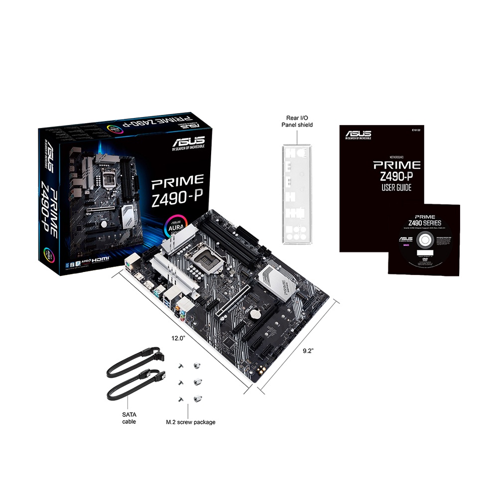 Mainboard ASUS PRIME Z490P (Intel Z490, LGA 1200, ATX, 4 khe RAM DDR4)