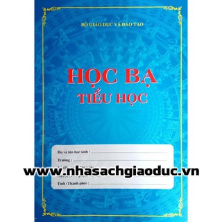 Sách - Học bạ Tiểu Học (Thông tư 27/2020)