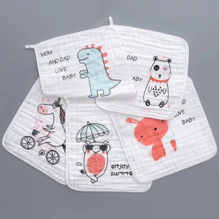 Set 5 Khăn Xô Sữa Goodmama 6 Lớp Siêu Mềm Mịn Cho Bé