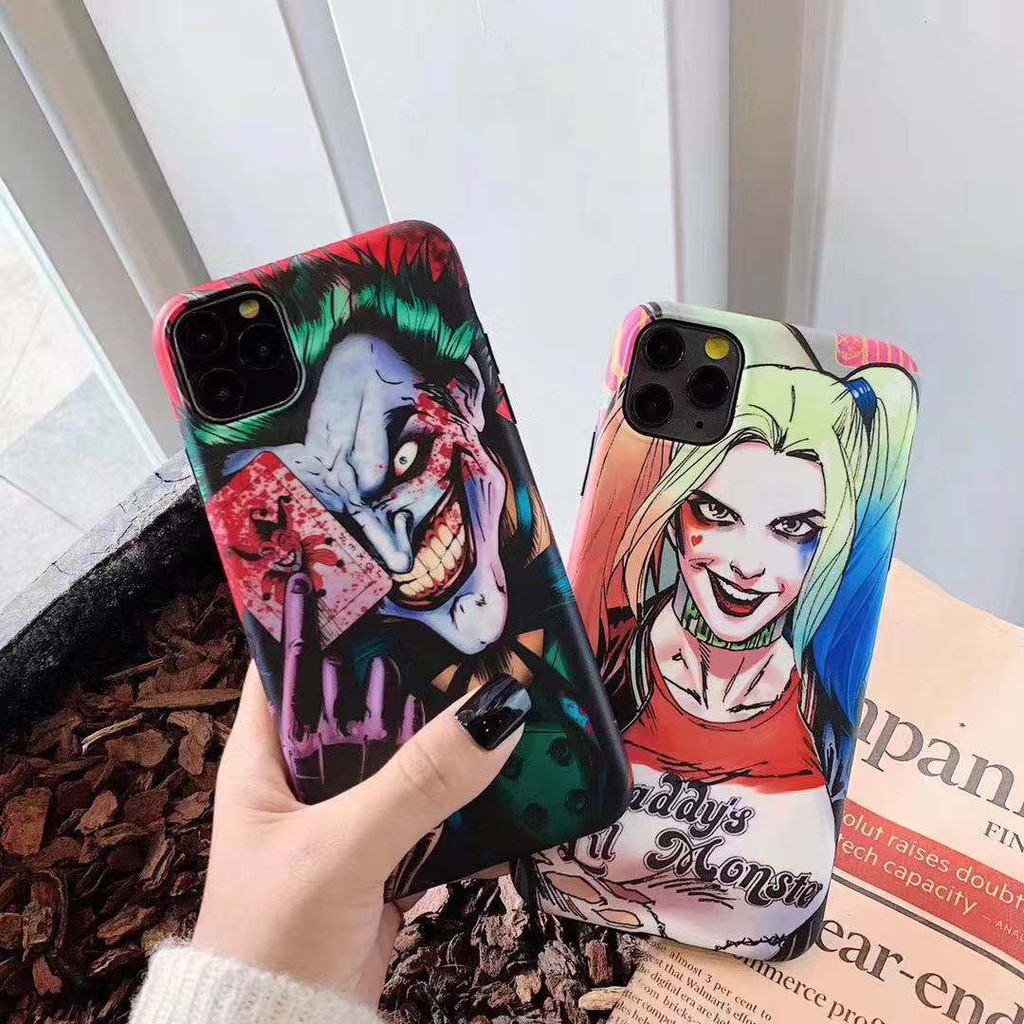 Ốp điện thoại hình joker Haley Quinn nữ tính cho iPhone11 Promax