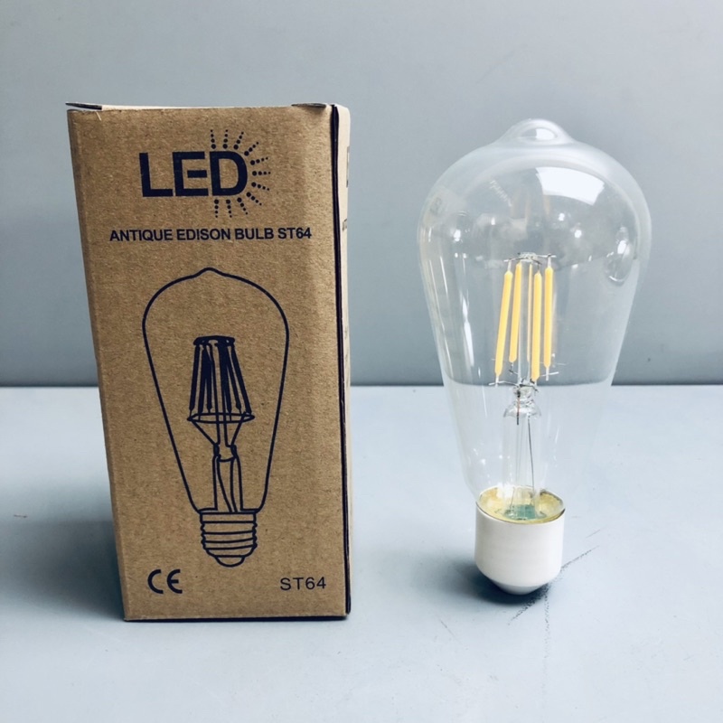 Bóng LED Edison trang trí quán, phòng khách lịch sự phong cách cổ điển