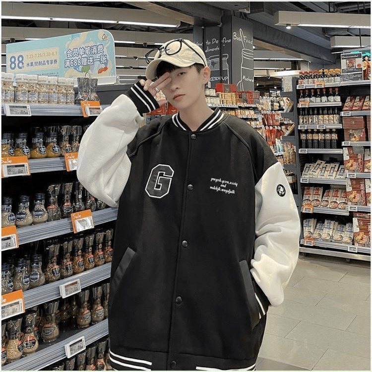 ÁO KHOÁC NỈ CHỮ G PHONG CÁCH BOMBER FORM RỘNG CHẤT NỈ BÔNG SANG XỊN MỊN TPNH VLTN SHOP