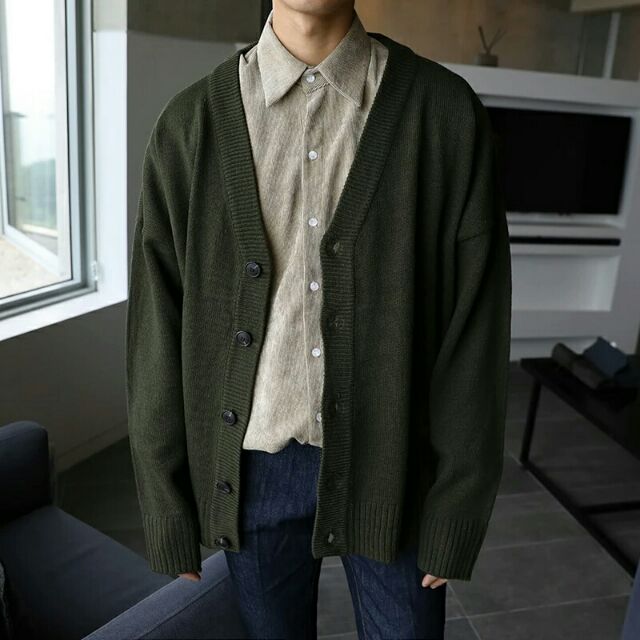 [ ORDER ] Áo khoác Cardigan len ulzzang Oversize hàng QC ( kèm ảnh thật sau )