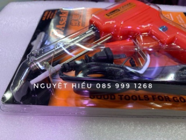 Mỏ hàn điện tử tự động đẩy thiếc Asaki AK-9095