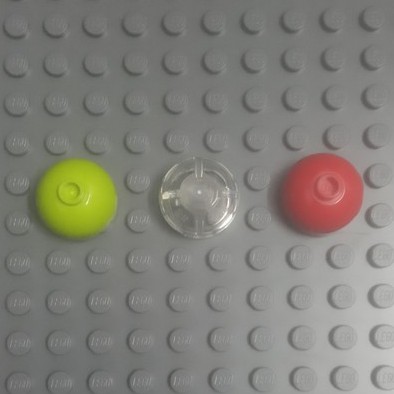 Đồ Chơi Chính Hãng Brick, Round 2 x 2 Dome Top - Hollow Stud with Bottom Axle Holder x Shape + Orientation