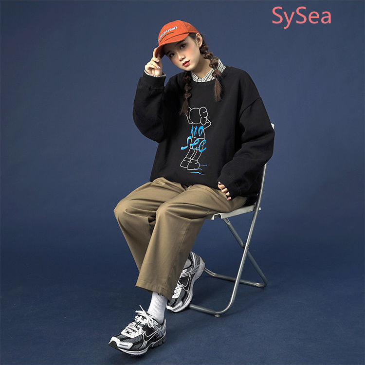 Áo Sweater Nữ Tay Dài Cổ Tròn Chất Nhung Thời Trang Mùa Thu | BigBuy360 - bigbuy360.vn