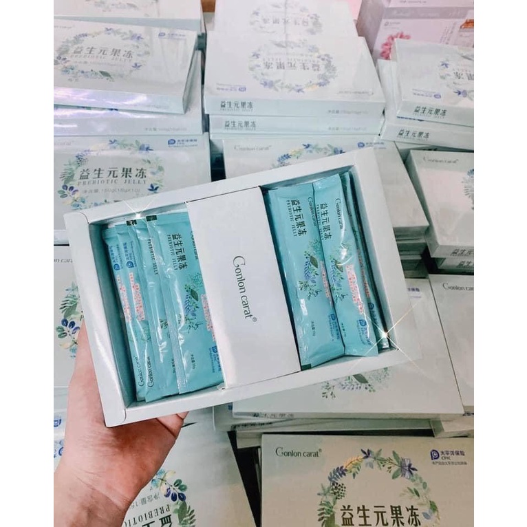 Thạch giảm cân ,thải mỡ Prebiotic Jelly hộp 10 gói - Út store