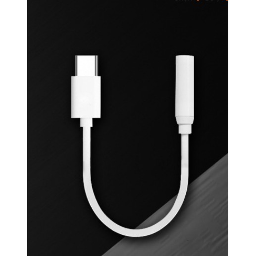 Cáp chuyển đổi Type -C sang jack 3.5 cho tai nghe, Adapter chuyển đổi type-c sang 3.5