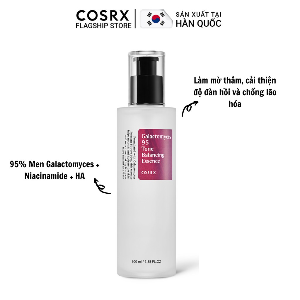 Tinh Chất Dưỡng Trắng Và Đều Màu Da (95% Galactomyces) COSRX Galactomyces 95 Tone Balancing Essence 100ml