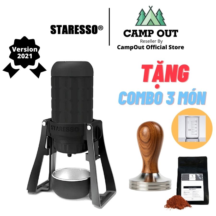 Máy pha cà phê Staresso campoutvn staresso mirage du lịch cắm trại pha cafe cầm tay campout A062