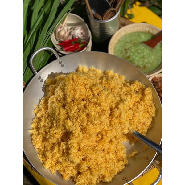 Chà bông cá lóc nhà Làm hộp 250gr