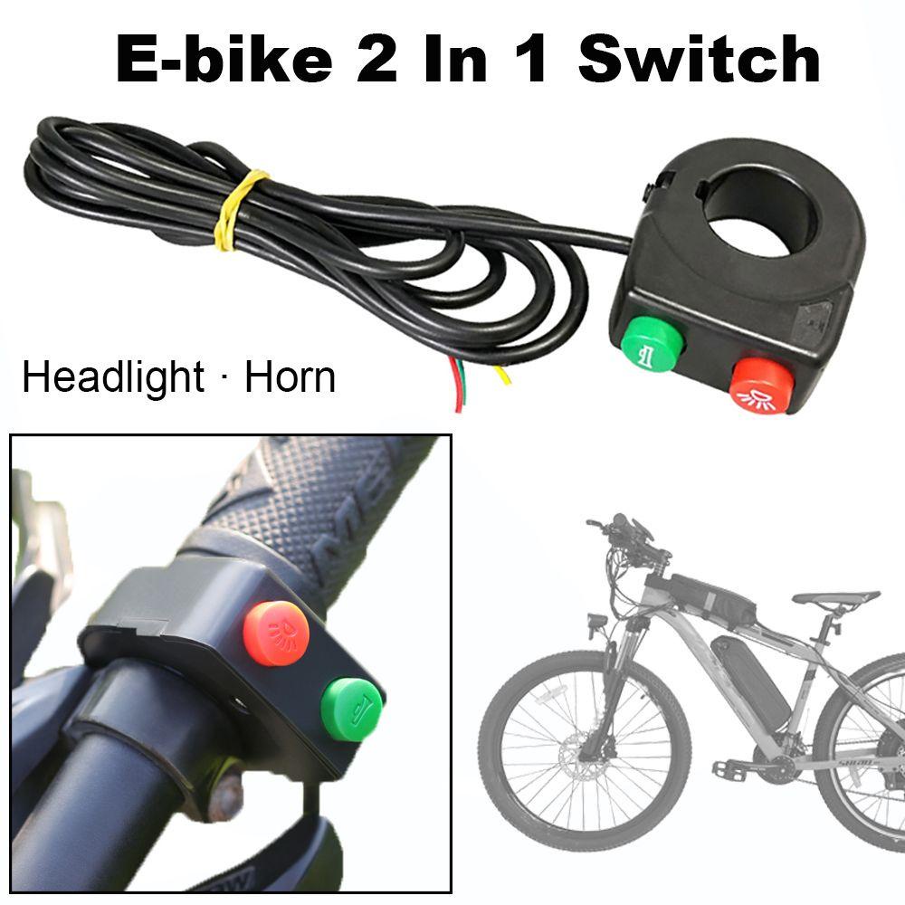 Công Tắc Đèn Pha / Còi 2 Trong 1 Thông Dụng Cho Xe Đạp Điện