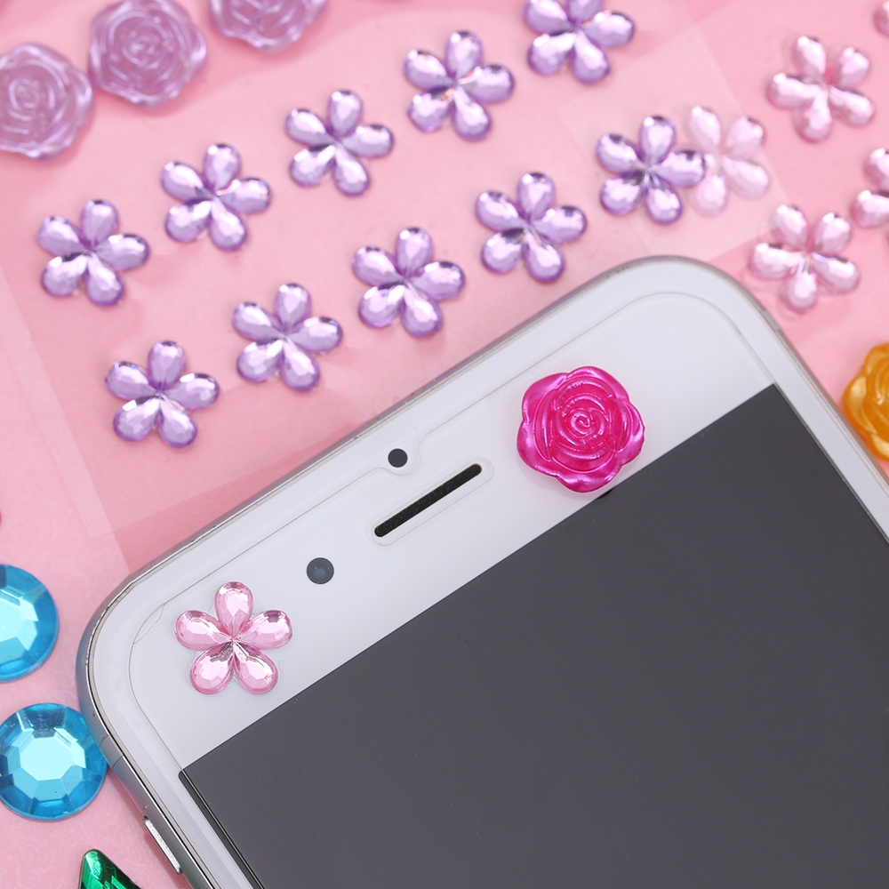 L1 3D Phone Decor Diamond Art Craft Self Adhesive Acrylic|Stickers