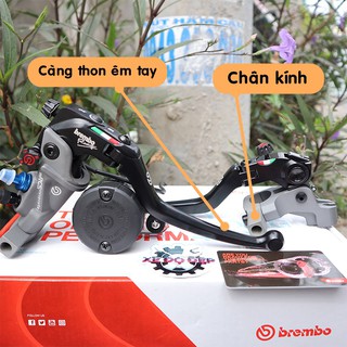 Tay thắng Brembo RCS 19 + Tay côn *Mẫu mới nhất