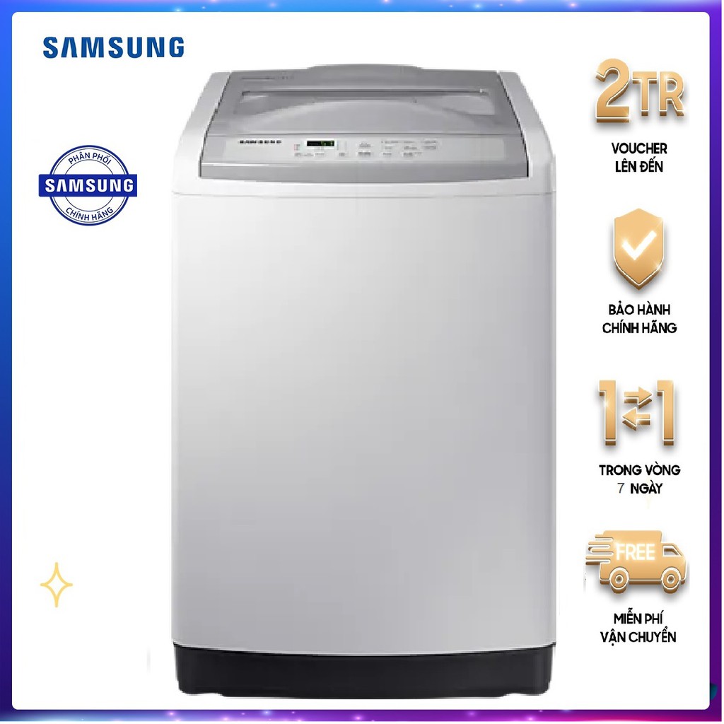 Máy giặt Samsung WA82M5110SG/SV 8,2kg, xoáy cực mạnh giúp đánh bật mọi vết bẩn và không làm rối quần áo