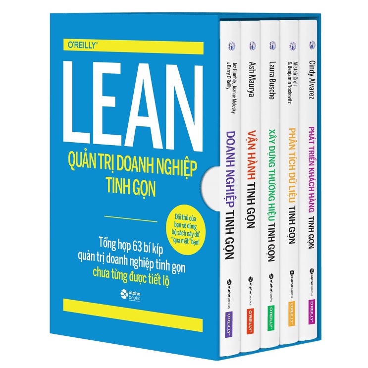 Sách - Bộ Tinh Gọn: Lean - Công Cụ Cải Tiến Doanh Nghiệp, Quản Trị Doanh Nghiệp Tinh Gọn