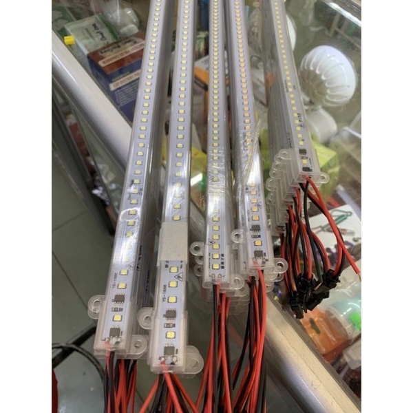 Thanh đèn led sử dụng trực tiếp điện 220V có vỏ nhựa, loại 0,5m, 1m