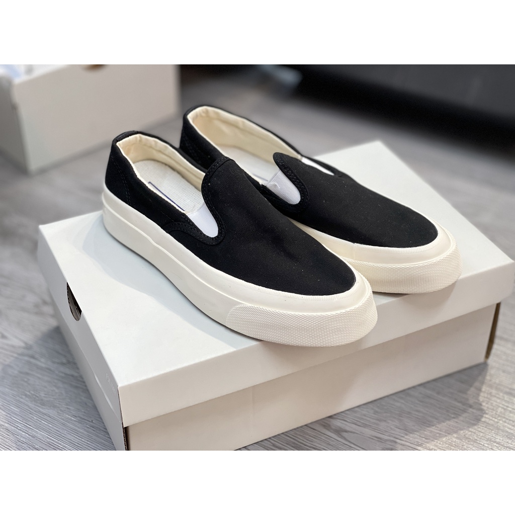 giày thể thao sneaker converse slipon đen lười bản cao cấp nam nữ bản cao caaos ảnh thật tự chụp