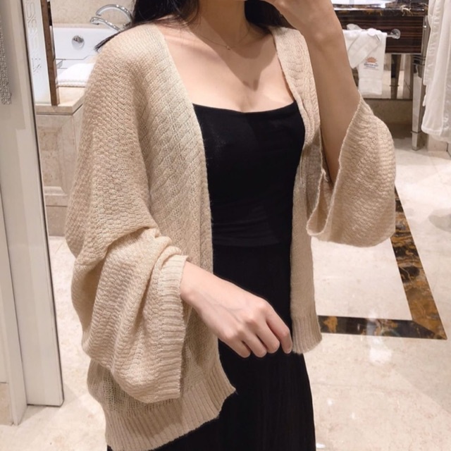 Áo cardigan len mỏng dài tay chất len khoác ngoài đi biển Mix Gen Z