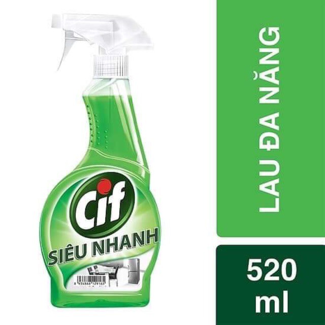 Nước Lau Đa Năng Cif (520ml)