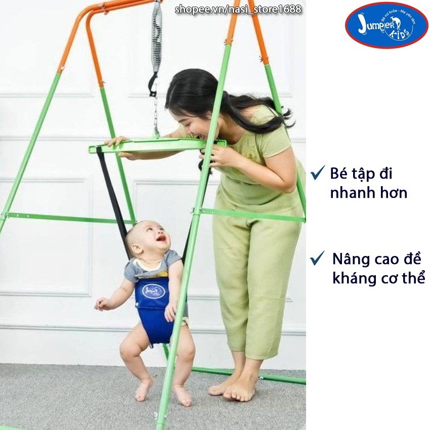 [Voucher Giảm Ngay 50K] xích đu nhún nhảy tập đi cho bé Jumper Kids JPK102 bảo hành chính hãng đến 2 năm