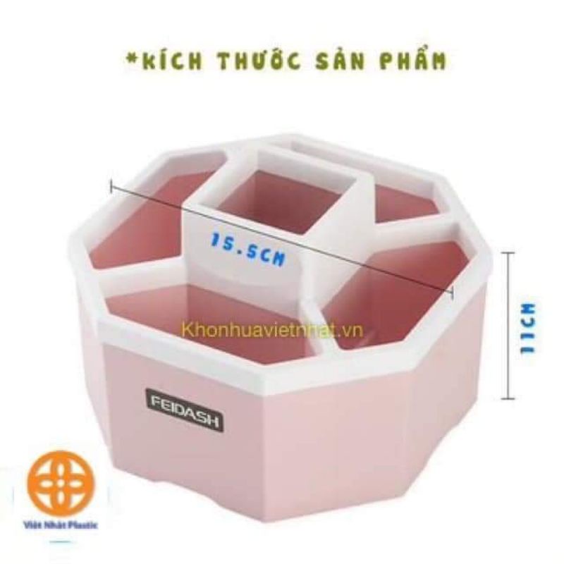 ỐNG ĐỰNG BÚT- KHAY TIỆN ÍCH LỤC GIÁC NHỰA VIỆT NHẬT