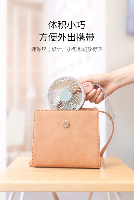 NEW 2019-Quạt cầm tay mini gấp 180 độ (ảnh thật)