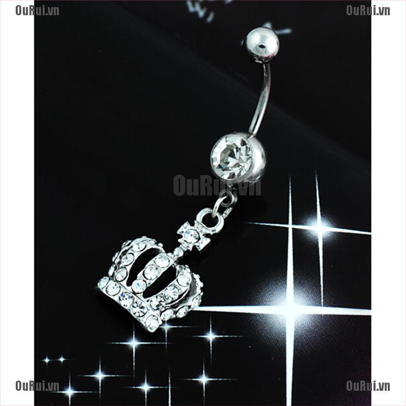 Khuyên Rốn Hình Vương Miện Dễ Thương