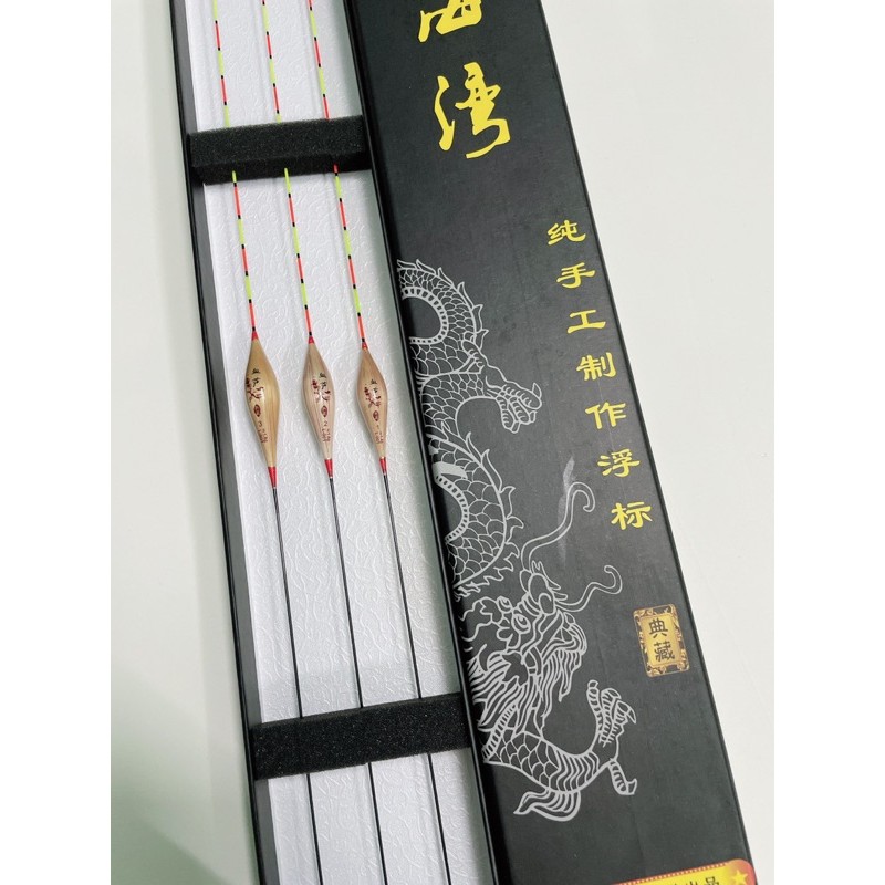 Phao cỏ xịn dành cho câu đài - Hộp phao 3 quả y hình