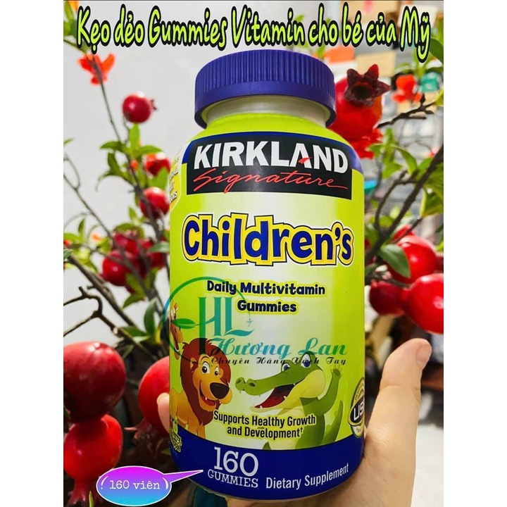 Kẹo Multi Vitamin Tổng Hợp Kirkland Gummies Children’s Multivitamin Của Mỹ