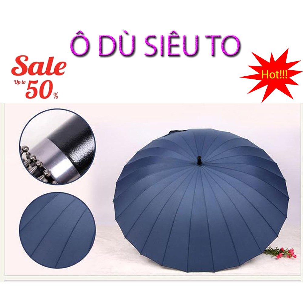Ô  24 Nan Kép, che cho tới 3 người - Vật dụng thiết yếu không thể thiếu dù mưa hay nắng.