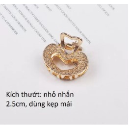 Kẹp tóc nhám sang trọng size siêu mini, Phụ kiện thời trang tóc KT041 - FilibraStyle