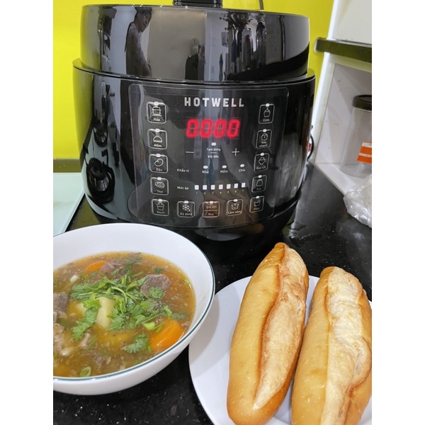 Nồi áp suất Hotwell 5.0L Nấu siêu nhanh, siêu tiện lợi.