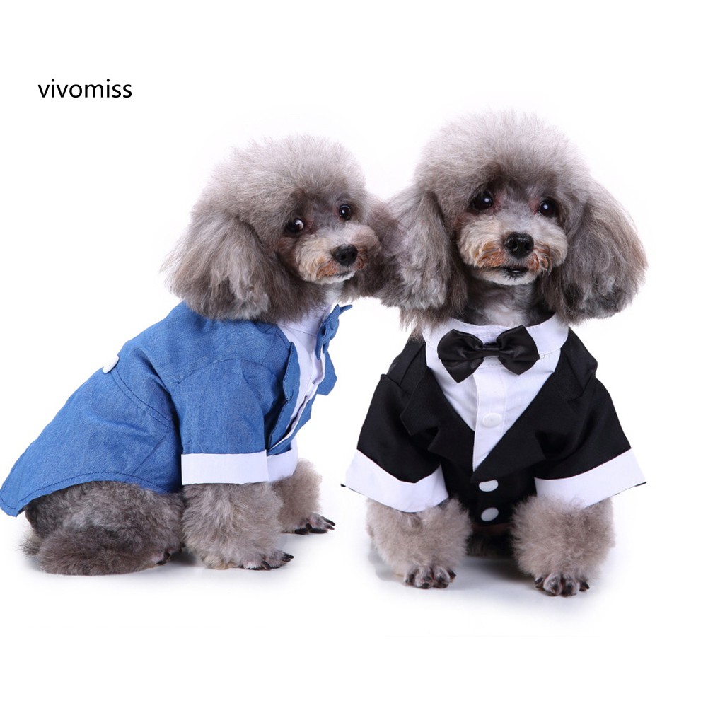 Áo Chú Rể Đính Nơ Cho Thú Cưng