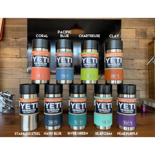 [ORDER] Bình giữ nhiệt YETI 12oz + Nắp HotShot (355ml) - Stainless Steel/ Thép không gỉ cao cấp - Auth Bill Mĩ