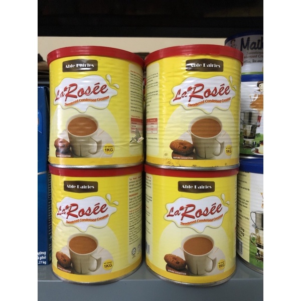 Sữa Đặc Larosée Có Đường NẮP ĐỤC Malaysia - Lon 1kg