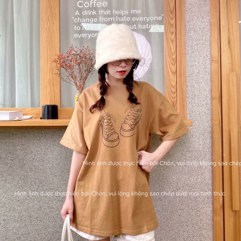 Áo thun 3158 MÀU VÀNG TRẦM hàng loại 1 chất dày dặn Unisex CHÒN CLOTHING